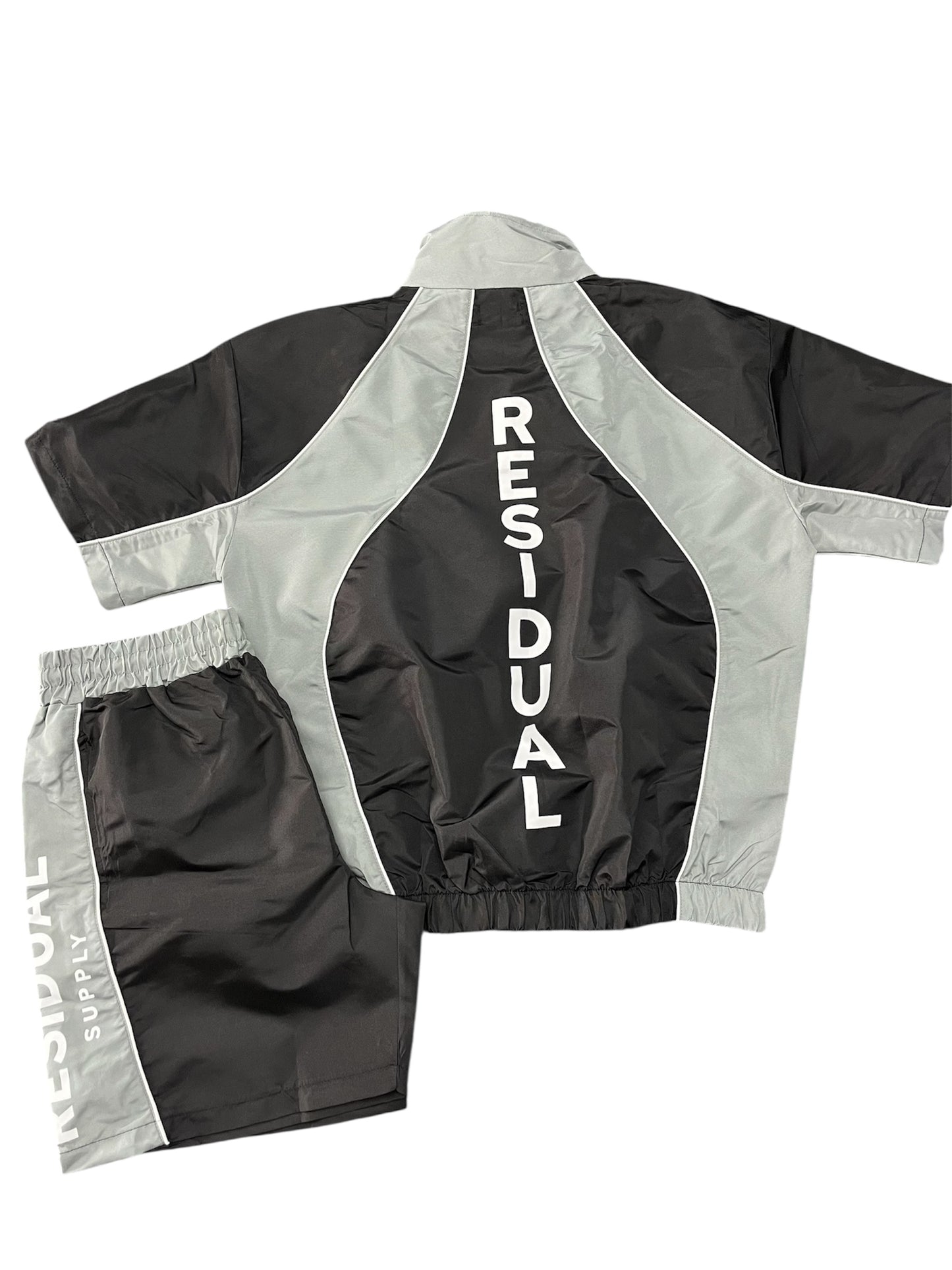 Full Zip Nylon Short Set