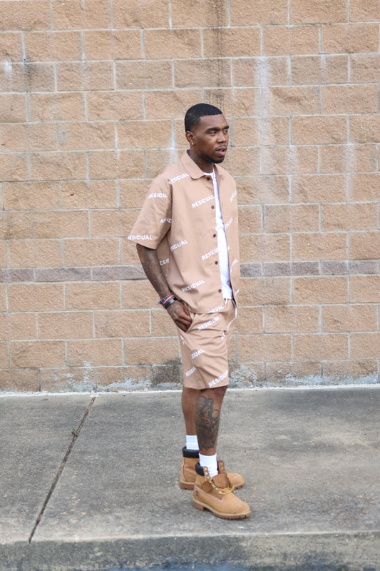 Residual Canvas Short Set